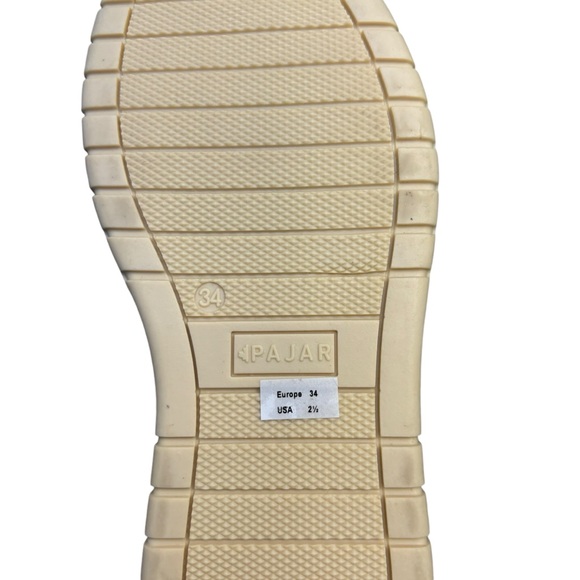 NEW PAJAR Girls Sherpa Janie Pull on Winter Boots -20 Size 2 1/2(34) Biege/Cream - Picture 6 of 7